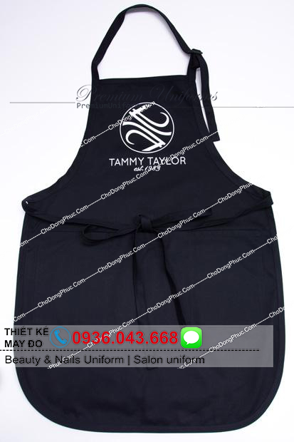 tap de nails, nails apron, tạp dề spa, tạp dề nails